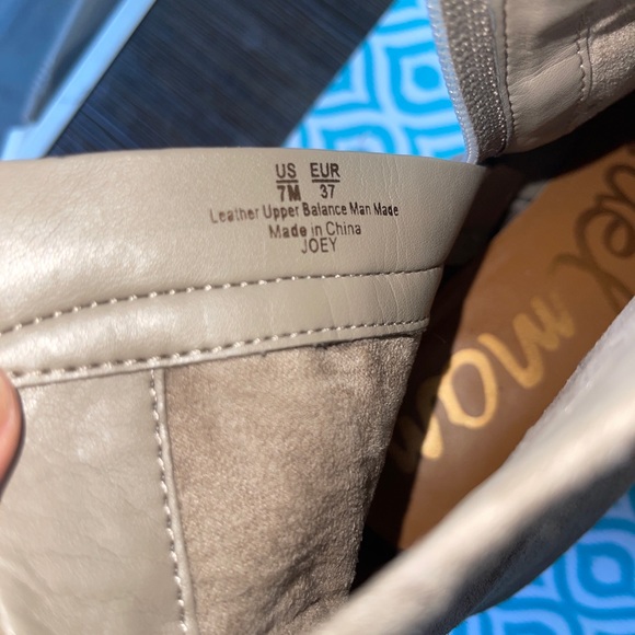 Sam Edelman Putty Suede Joey Ankle Bootie Size 7M - Picture 6 of 9